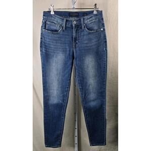 Lucky Brand Ava Skinny Jeans Women’s 4/27 Mid Rise Stretch Medium Wash Inseam 27
